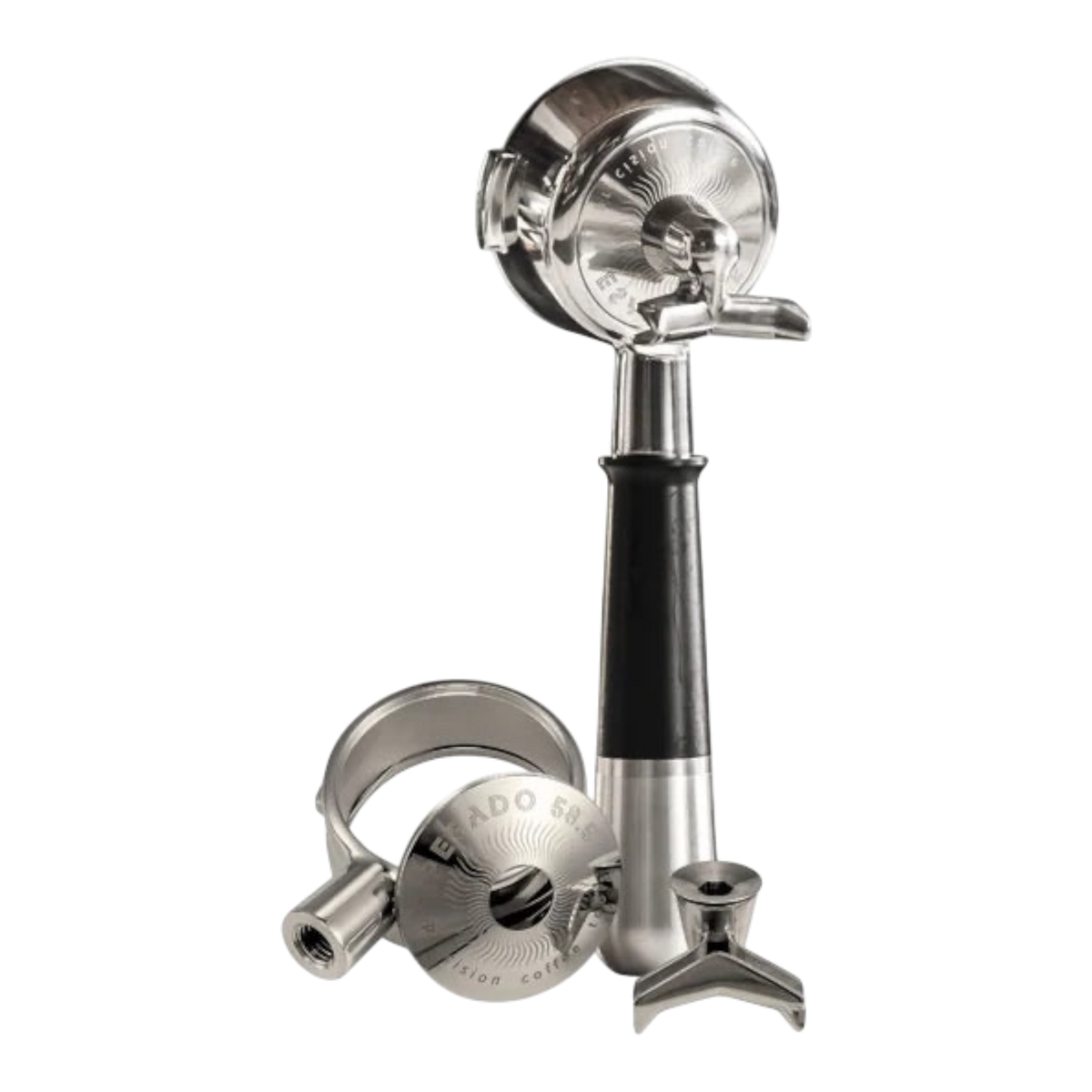 Hybrid Portafilter für E61, schwarz POM
