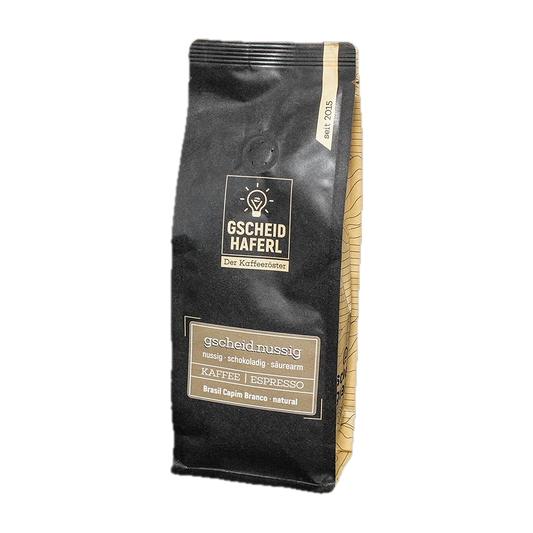Gscheid.HAFERL gscheid.nussig Kaffee & Espresso, Brasil Capim Branco natural